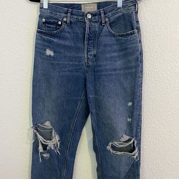EVERLANE- The cheeky jean- distressed- Size 26 - Picture 3 of 11